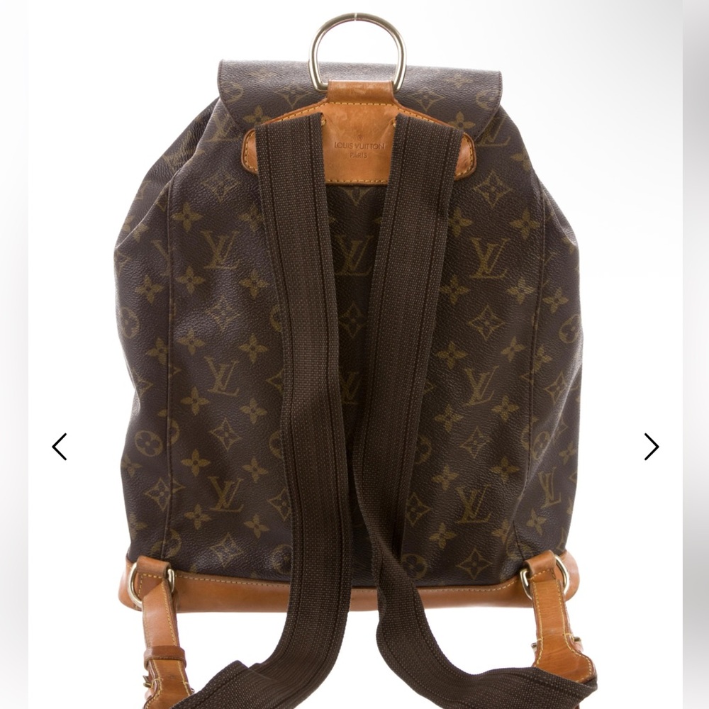 Louis Vuitton Dark Brown Monogram Backpack - Picture 3 of 6
